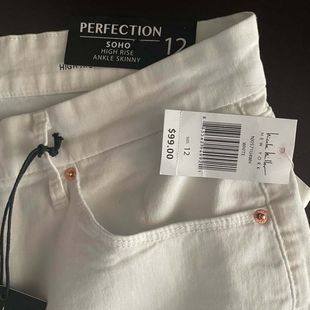 Nicole Miller New York Perfection Women's High Rise Ankle Skinny Jeans NWT